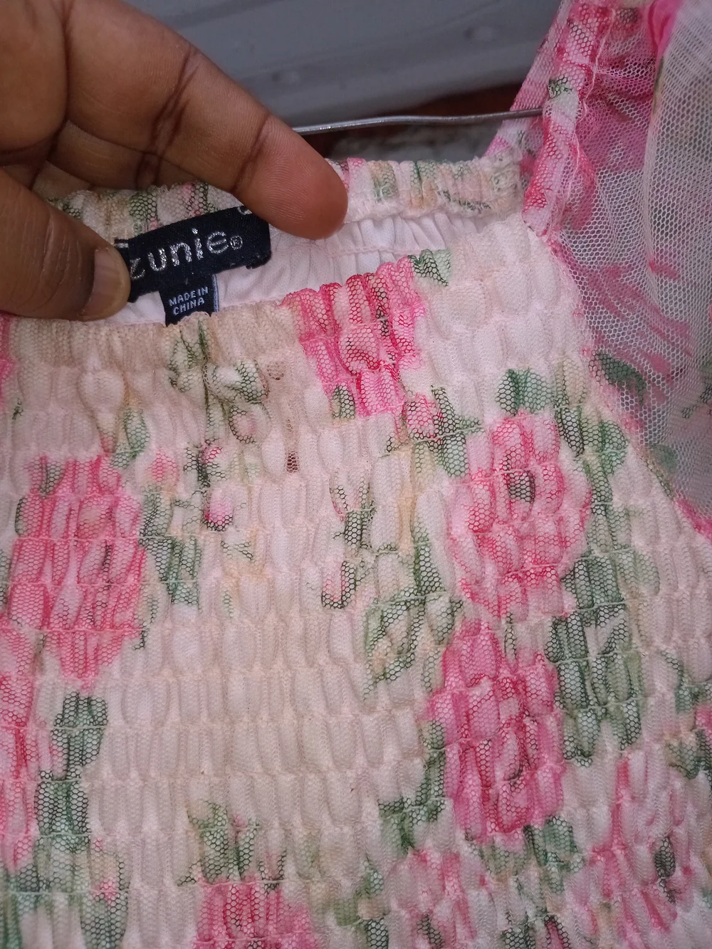 Zunie Pink Floral Tiered Ruffle Dress for Kids